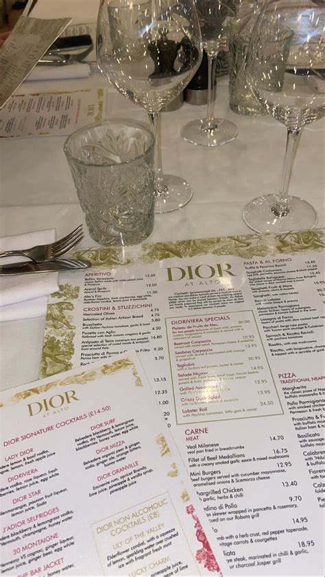 dior at alto menu